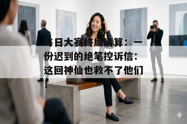 每日大赛终局清算:一份迟到的绝笔控诉信:这回神仙也救不了他们!